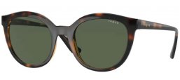 Sunglasses - Vogue eyewear - VO5427S - W65671 DARK HAVANA // DARK GREEN