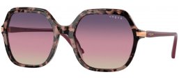 Sunglasses - Vogue eyewear - VO5561S - 3150U6  PINK TORTOISE // TRI GRADIENT BROWN VIOLET BLUE