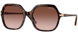 Lunettes de soleil - Vogue eyewear - VO5561S - W65613  DARK HAVANA // BROWN GRAIDENT