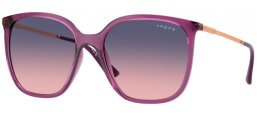 Sunglasses - Vogue eyewear - VO5564S - 3119I6  TRANSPARENT VIOLET // PINK GRADIENT BLUE