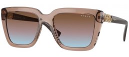 Sunglasses - Vogue eyewear - VO5575SB - 294048  TRANSPARENT BROWN // AZURE GRADIENT PINK GRADIENT BROWN