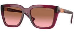 Sunglasses - Vogue eyewear - VO5575SB - 298914  TRANSPARENT CHERRY // PINK GRADIENT BROWN