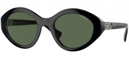 Lunettes de soleil - Vogue eyewear - VO5576SB - W44/71 BLACK // DARK GREEN
