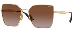 Gafas de Sol - Vogue eyewear - VO4284S - 518214 BURGUNDY ROSE GOLD // BROWN GRADIENT PINK