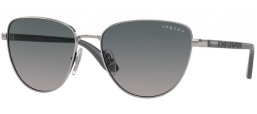 Gafas de Sol - Vogue eyewear - VO4286S - 323/8S  SILVER // GREY GRADIENT BLUE POLARIZED