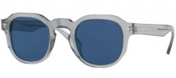 Lunettes de soleil - Vogue eyewear - VO5330S - 282080 GREY TRANSPARENT // DARK BLUE