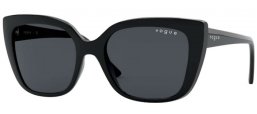 Lunettes de soleil - Vogue eyewear - VO5337S - W44/87 BLACK // GREY