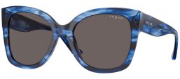 Sunglasses - Vogue eyewear - VO5338S - 308787  BLUE HAVANA // BLACK SMOKE