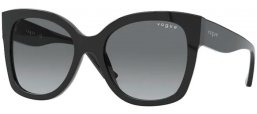 Lunettes de soleil - Vogue eyewear - VO5338S - W44/11 BLACK // GREY GRADIENT