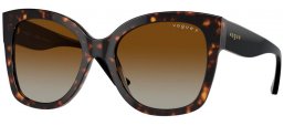 Sunglasses - Vogue eyewear - VO5338S - W656T5  DARK HAVANA // BROWN GRADIENT POLARIZED