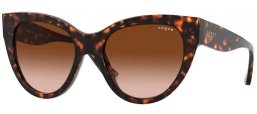 Sunglasses - Vogue - VO5339S - W65613 DARK HAVANA // BROWN GRADIENT