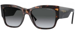 Lunettes de soleil - Vogue eyewear - VO5462S - W656T3  DARK HAVANA // GREY GRADIENT POLARIZED