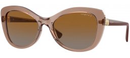 Lunettes de soleil - Vogue eyewear - VO5515SB - 2940T5  TRANSPARENT LIGHT BROWN // BROWN GRADIENT POLARIZED