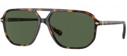 Gafas de Sol - Vogue eyewear - VO5531S - 27189A  DARK HAVANA // DARK GREEN POLARIZED
