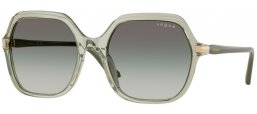 Gafas de Sol - Vogue eyewear - VO5561S - 302211  TRANSPARENT GREEN // GREY GRADIENT
