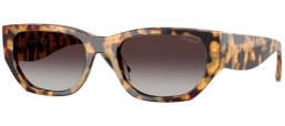 Lunettes de soleil - Vogue eyewear - VO5586S - 26058G  YELLOW TORTOISE // GREY GRADIENT
