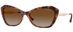 Lunettes de soleil - Vogue eyewear - VO5626S - W656T5  DARK HAVANA // BROWN GRADIENT GREY POLARIZED