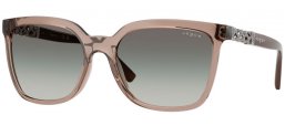Lunettes de soleil - Vogue eyewear - VO5633SB - 294011  TRANSPARENT BROWN // GREY GRADIENT