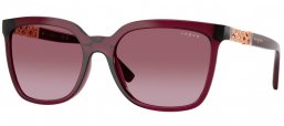 Lunettes de soleil - Vogue eyewear - VO5633SB - 29898H  TRANSPARENT CHERRY // VIOLET GRADIENT
