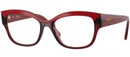 Monturas - Vogue eyewear - VO5635U - 3225  TOP RED TRANSPARENT RED