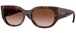 Sunglasses - Vogue eyewear - VO5641SU - W65613  DARK HAVANA // BROWN GRADIENT