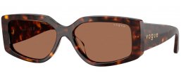 Gafas de Sol - Vogue eyewear - VO5642SU - W65673  DARK HAVANA // BROWN