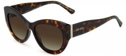 Gafas de Sol - Jimmy Choo - XENA/S - 086 (HA) DARK HAVANA // BROWN GRADIENT