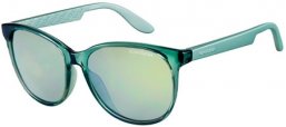 Gafas de Sol - Carrera - CARRERA 5001 - 8UG (3U) GREY TURQUOISE METALLIZED // KHAKI MIRROR BLUE