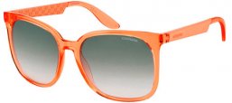 Sunglasses - Carrera - CARRERA 5004 - D85 (4R) TRANSPARENT ORANGE // GREEN GRADIENT