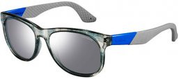 Sunglasses - Carrera - CARRERA 5010/S - 8HD (VS) CAMUFLAGE GREY BLUE // GREY MIRROR SILVER