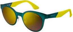 Lunettes de soleil - Carrera - CARRERA 5012/S - 8HW (QU) GREEN YELLOW // YELLOW MIRROR