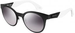 Sunglasses - Carrera - CARRERA 5012/S - 5XJ (IC) MATTE BLACK BLACK WHITE // GREY MIRROR GRADIENT SILVER