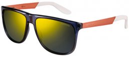 Lunettes de soleil - Carrera - CARRERA 5013/S - 8QE (CT) GREY COPPER BLACK YELLOW // COPPER MIRROR