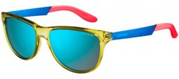 Gafas de Sol - Carrera - CARRERA 5015/S - 8RB (3U) YELLOW BLUE // KHAKI MIRROR BLUE