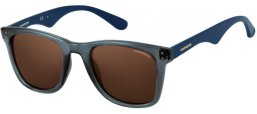 Gafas de Sol - Carrera - CARRERA 6000/L (LARGE) - 2R1 (E4) GREY TRANSPARENT BLUE // BROWN