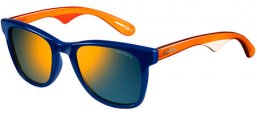 Sunglasses - Carrera - CARRERA 6000L/N - 2UX (MV) BLUE ORANGE BEIGE // BRONZE MIRROR