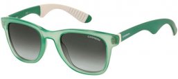 Sunglasses - Carrera - CARRERA 6000/R - D3U (YR) CRYSTAL GREEN WHITE RUBBER // GREEN GRADIENT