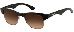 Sunglasses - Carrera - CARRERA 6009 - DEA (CC) SHINY BLACK RUTHENIUM // BROWN GRADIENT