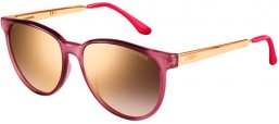 Sunglasses - Carrera - CARRERA 6014/S - 8KE (QH) ROSE OPAL GOLD COPPER // BROWN GRADIENT MIRROR  GOLD