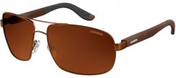 Gafas de Sol - Carrera - CARRERA 8003 - 0RP (U8) STEEL METAL BROWN BROWN // EBONY POLARIZED