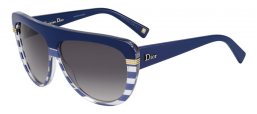 Lunettes de soleil - Dior - DIORCROISETTE1 - DSV (EU) BLUE CRYSTAL BLUE // GREY GRADIENT