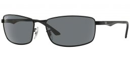 Sunglasses - Ray-Ban® - Ray-Ban® RB3498 - 006/81 MATTE BLACK // GREY POLARIZED