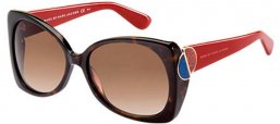 Sunglasses - Marc by Marc Jacobs - MMJ 406/S - 3TD (JD) 	 HAVANA RED // BROWN GRADIENT
