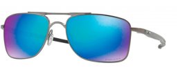 Sunglasses - Oakley - GAUGE 8 OO4124 - 4124-06 MATTE GUNMETAL // PRIZM SAPPHIRE POLARIZED