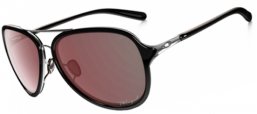 Lunettes de soleil - Oakley - KICKBACK OO4102 - 4102-04 SATIN CHROME POLISHED BLACK // OO BLACK IRIDIUM POLARIZED