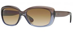 Sunglasses - Ray-Ban® - Ray-Ban® RB4101 JACKIE OHH - 860/51 BROWN GRADIENT LILAC // CHOCOLATE GRADIENT