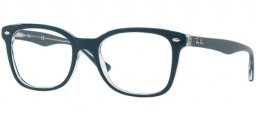 Monturas - Ray-Ban® - RX5285 - 5763 TOP TURQUOISE ON TRANSPARENT