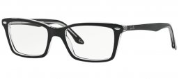 Frames - Ray-Ban® - RX5241 - 2034 TOP BLACK ON TRANSPARENT