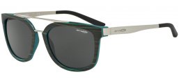 Sunglasses - Arnette - AN4232 JUNCTURE - 243187 BRUSH MATTE TURQ MATTE TURQOISE // GREY