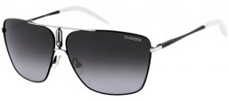 Sunglasses - Carrera - CARRERA 43 - HMF (9O) BLACK WHITE // DARK GREY GRADIENT